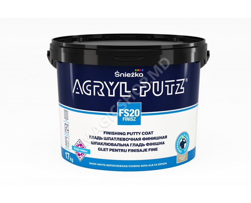 Acryl putz finisz 27 kg, glet pt pereti si tavane